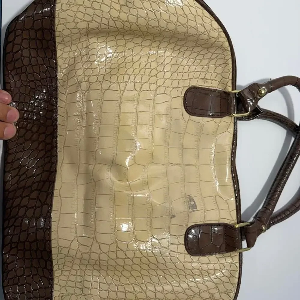Betty Boop purse with crocodile skin texture and Betty Boop graphic